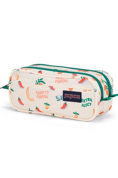 Jansport Μεγάλη θήκη αξεσουάρ Unisex Παιδική τσάντα στυλό Five A Day Cream