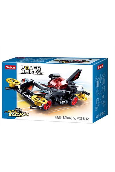 LEGO Sluban Power Bricks Black Speeder