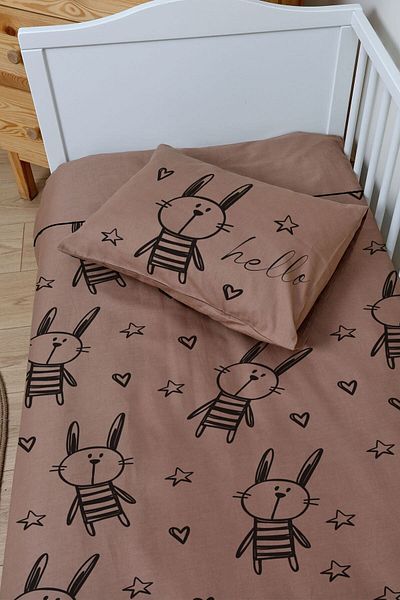 Tuğba Kuğu Linen Duvet Cover Set - Baby Size (100X150)