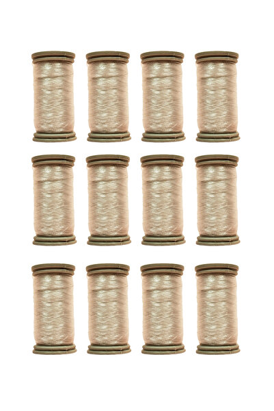 Marsilyan خيوط شبح 200 متر خرز شفاف 12 قطعة - رويالكس