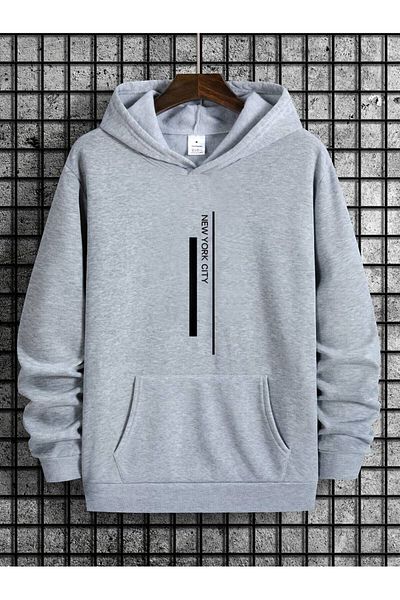Pink Sky New York City Hooded Sweatshirt