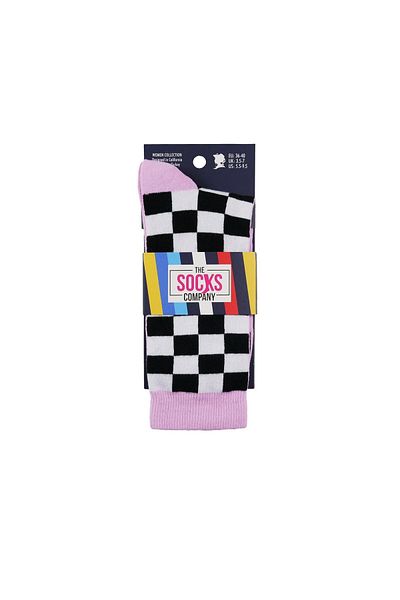 The Socks Company Дамски чорапи с люляков шарен мотив - 23kdcr266k