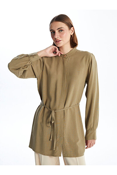 LC Waikiki Lw - Judge Collar Linen Blended Women's Tunic