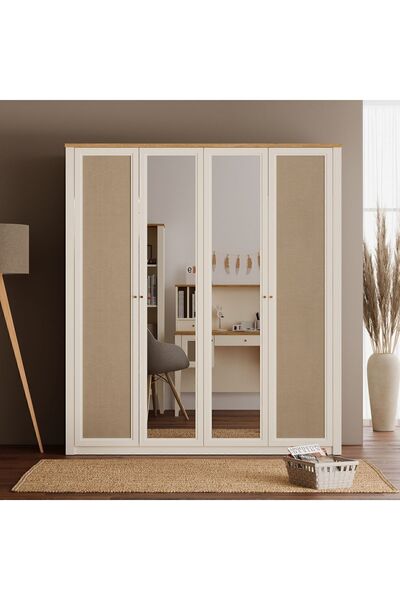 Almila Corso 4 Kapaklı Dolap
