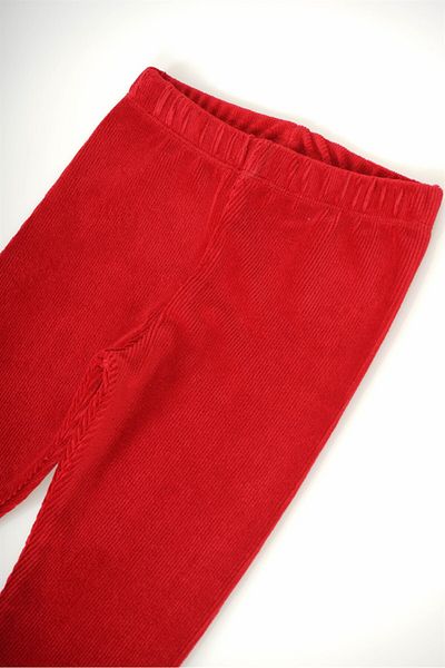 MİNİKO KİDS Girl's Elastic Waist Corduroy Tights