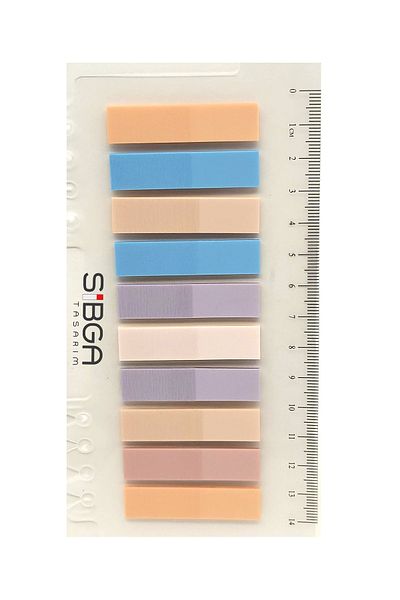 sibga tasarım Transparent Colored Postit Post-it Post ItBookmark Bookmark Postit Sticker Note Paper 200 Sheets
