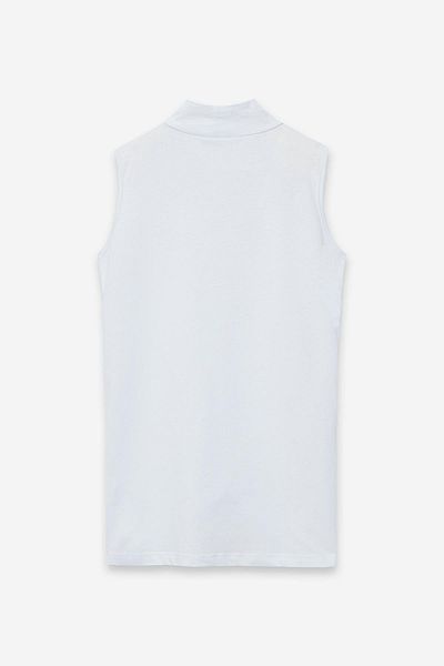 praye Sleeveless Turtleneck White Body