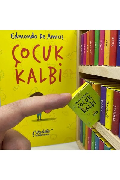 Çikolata Kütüphanesi Çocuk Kalbi Temalı Çikolata Kütüphanesi