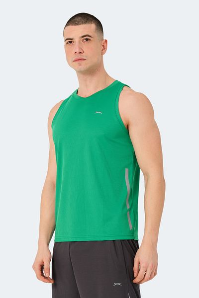 Slazenger Men's Green T-Shirt - Rais