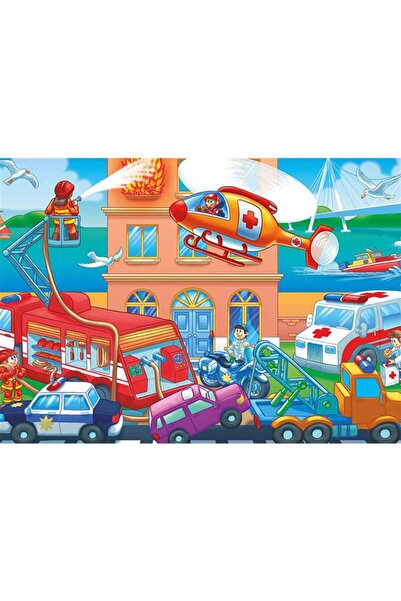 Genel Markalar Art002 U01 Jumbo Puzzle 24 Parça Rescue Missions Kurtarma Görevi Bernami Yeni