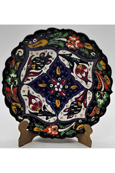 Ufuk 18 Cm Kabartma El Yapımı Çini Tabaklar