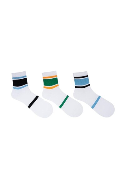 The Socks Company 3 ζευγάρια βαμβακερές ανδρικές κάλτσες τένις