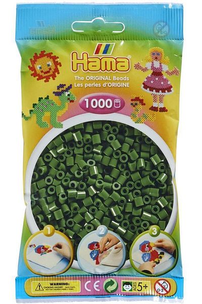 Hama Midi 1,000-Piece Forest Green