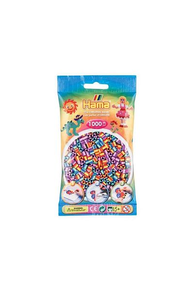 Hama 3 Colors Midi - 1,000 Stripe Beads Mix