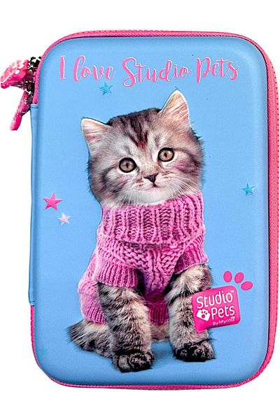 studio pets Dolphin Cem Pt-7785 Eva Pencil Bag 3D Embossed