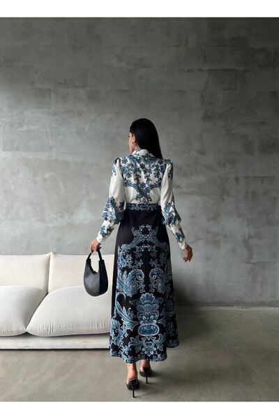 WellWay Látkové šaty Atlas (PÁSEK VČETNĚ) - černé