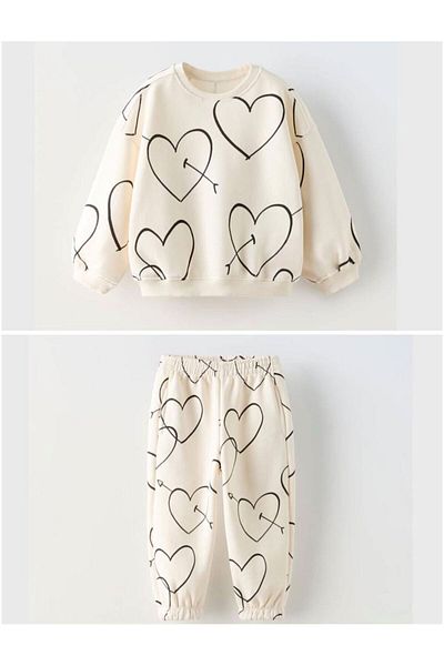 Bambi Kids Heart Tracksuit Set