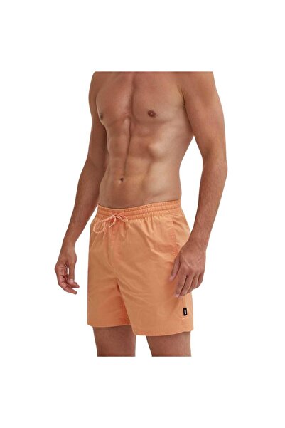 Vans Orange - Primary Solid Elastic Boardshort Swim Shorts