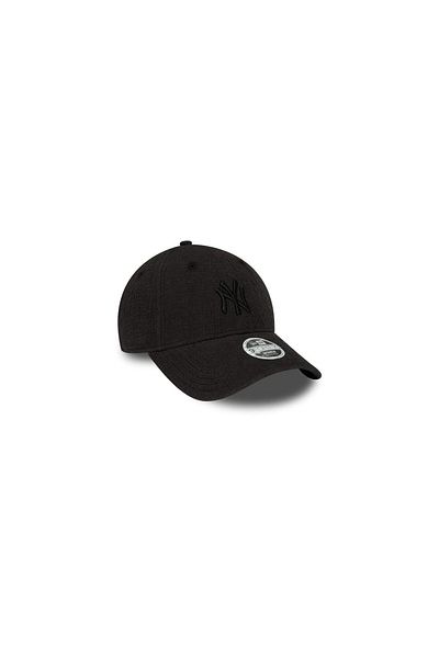 NEW ERA New York Yankees Women's Bubble Stitch Black 9forty Adjustable Black Hat