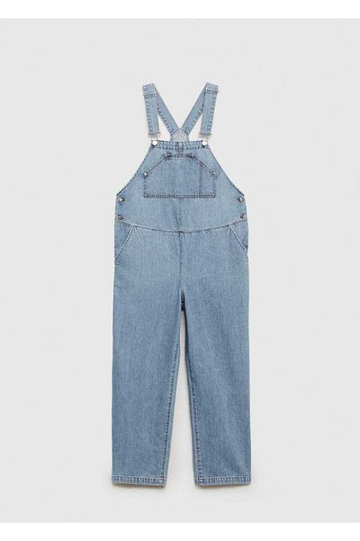 MANGO Woman Salopete de maternitate din denim