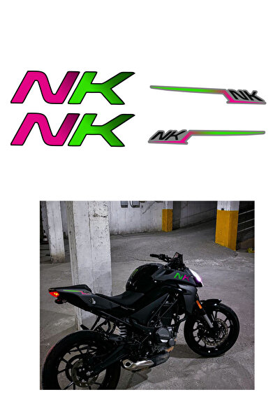 CF Moto NK250 Pembe Yeşil Sticker Set