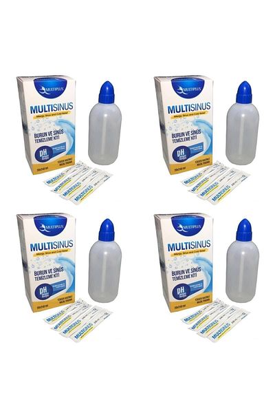 Multiplus Multi Sine Rinse Nose and Sinus Cleaning Kit - Set of 4