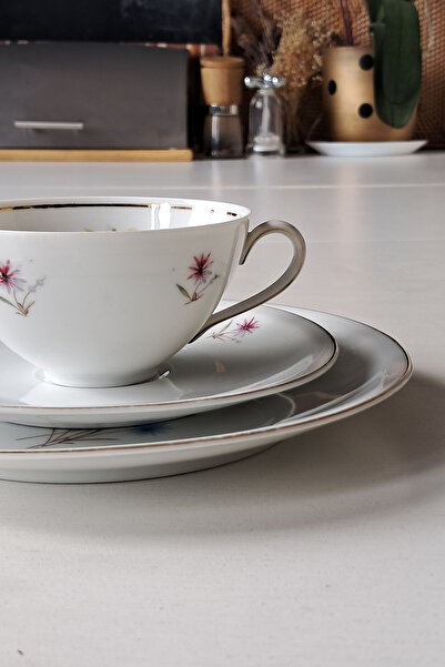 Bavaria Schirnding Vintage Tea/Coffee Cup Set 3 Pieces 150 ml