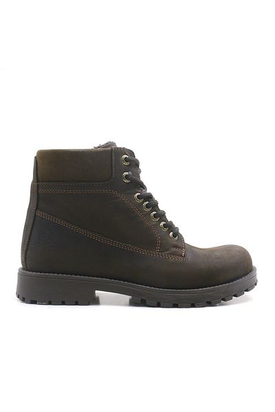 Rakerplus Μπότες Neson Γνήσιο Δερμάτινο Καφέ Shearling