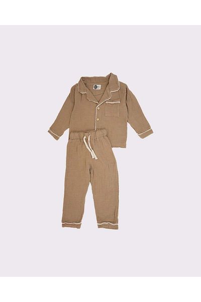 rg kidsstore Детски пижамен комплект от муселин
