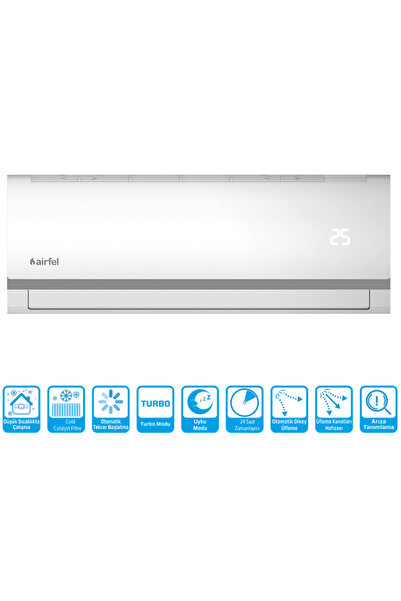 Airfel 24000 Btu Splıt Inv. Duvar Tipi Klima (montaj Dahil )