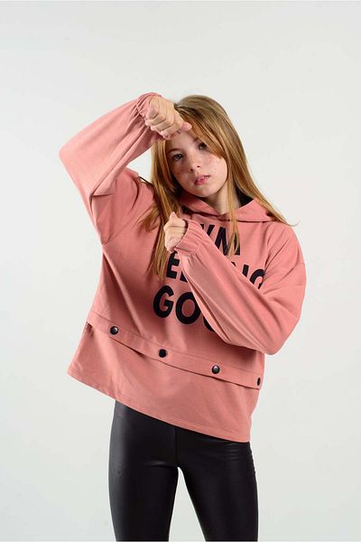 rg kidsstore Φούτερ Unisex Young με κουκούλα με στάμπα μπροστά
