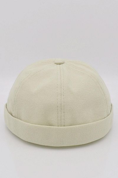 Külah Women's Hipster Folded Cap Ecru Docker Hat