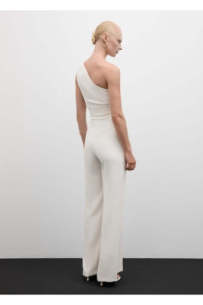 MANGO Woman Drape Detaylı Asimetrik Tulum