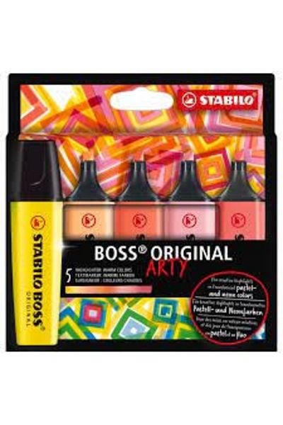 Stabilo New Set of 5 Warm Colors