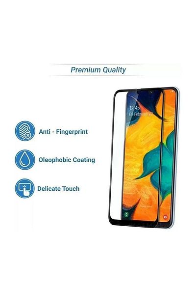 NEZADE STORE 9d Full Covering Non-Fingerprint Screen Protector Film Compatible with Samsung A30