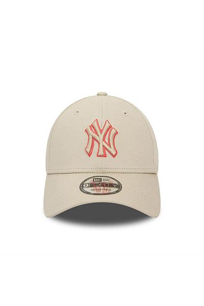 NEW ERA New York Yankees Mlb Team Outline Stone 9forty Adjustable Unisex Hat