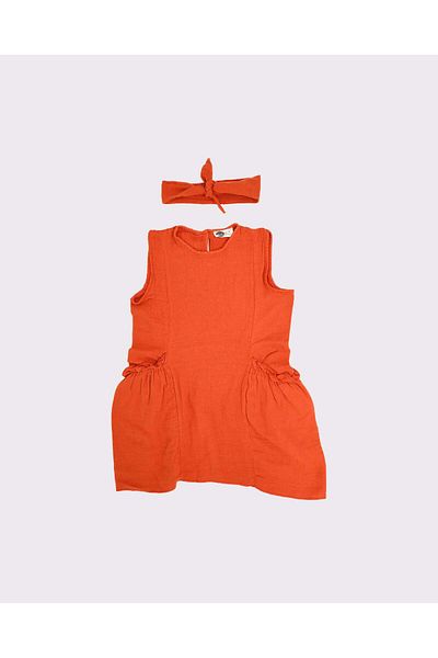 rg kidsstore Rochie fără mâneci din muselină pentru copii