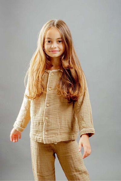 rg kidsstore Детски пижамен комплект от муселин