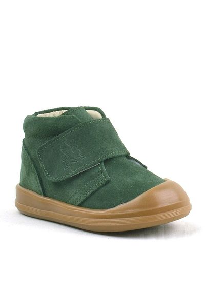 Rakerplus Yoohoo Genuine Leather Green Velcro Unisex Baby Boots
