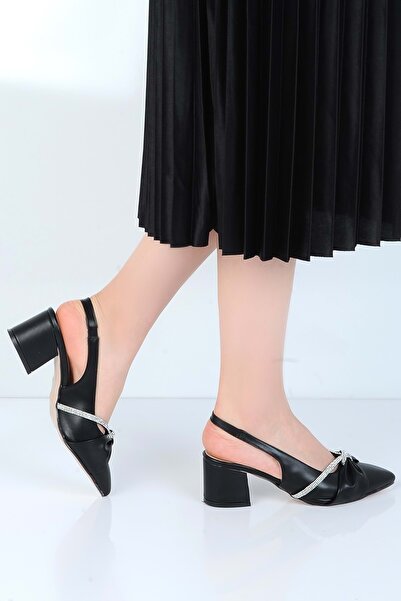 moda ayakkabım Moda Ayakkabı 01120 Cilt 3Cm Topuklu Kadın Ayakkabı