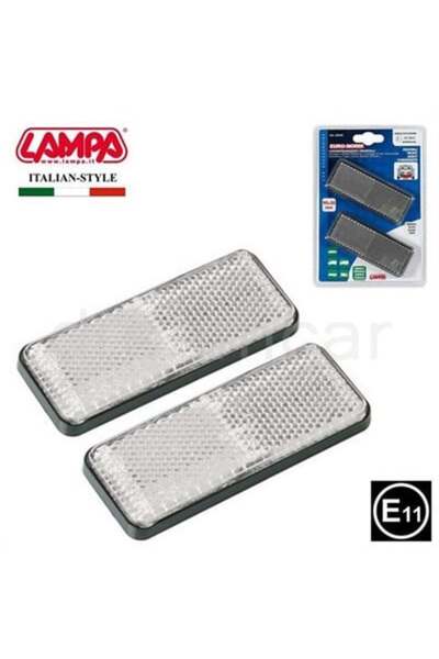 Lampa E11 Belgeli Beyaz Reflektör Dikdörtgen 2 Ad. 20539