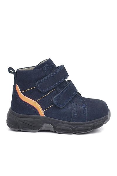 Rakerplus Genuine Leather Navy Blue Velcro Sports Baby Boy Boots