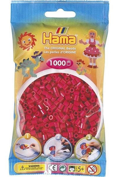 Hama 1,000 Midi Beads - Cherry Rot