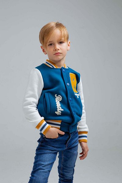 rg kidsstore Children's College Coat with Embroidery Detail