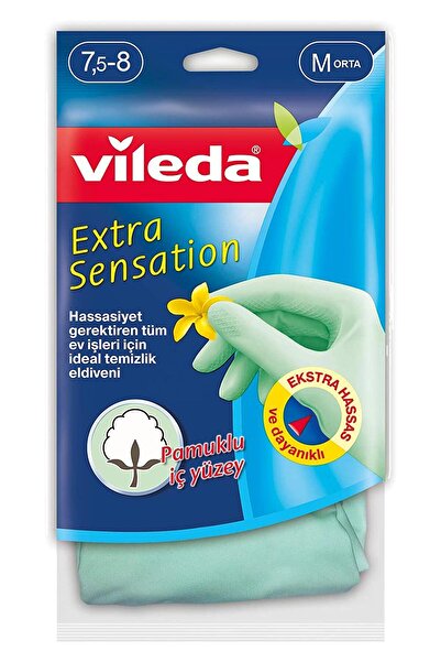 Vileda Extra Sensation Orta Boy Bulaşık Eldiveni