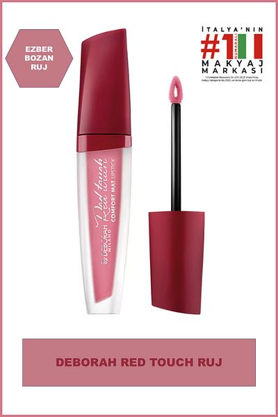 Deborah Red Touch Liquid Lipstick No:02 Nude Rose