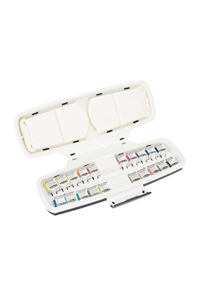 Schmincke Akademie Aquarell Plastik Kutu Sulu Boya Seti 20 X Yarım Tablet 75786