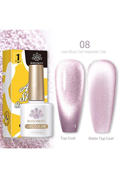 Born Pretty 10 ml Sea Blue Kedi gözü oje SB-08 (56466)