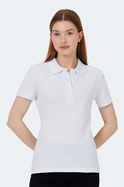 Slazenger Vera I Women's Polo Neck White T-Shirt