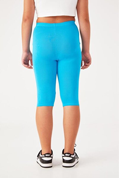 Almila Below the Knee - Girl's Cotton Elastane Capri 2006 School Leggings